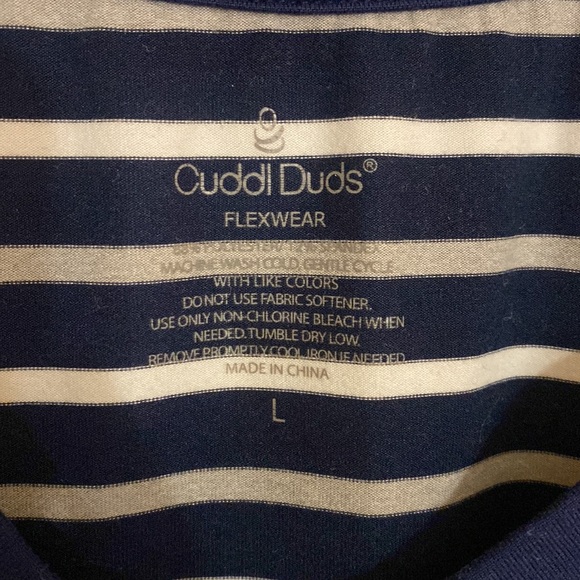 Cuddl Duds Tops Cuddl Duds Striped Top Poshmark